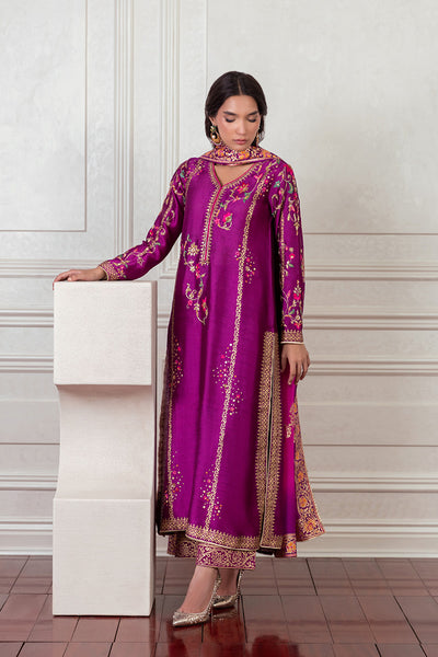 Mina Hasan | Eid ul Adha 26 | Tabassum - Luxury Dress - available at Maria Faisal in UK and USA.