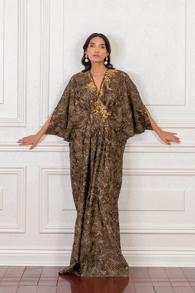 Mina Hasan | Eid ul Adha 26 | Malika - Luxury Dress - available at Maria Faisal in UK and USA.