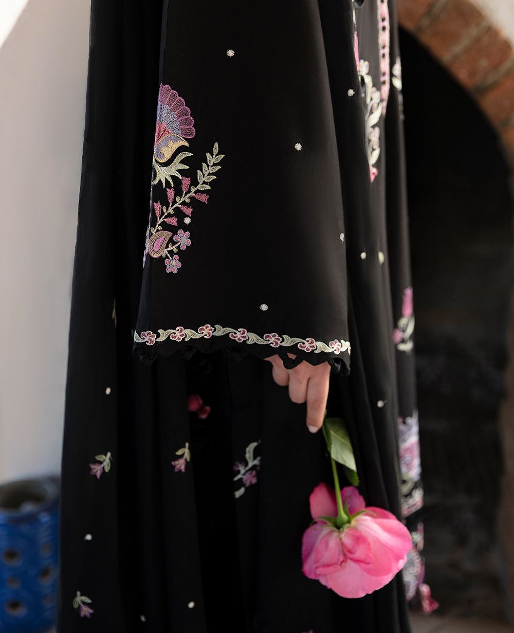 Republic Womenswear | Aylin Summer Lawn 24 | Muguet (D1-A) - Designer Dress with Intricate embroidery and embellishments. Shop elegent wedding dress at Maria Faisal.