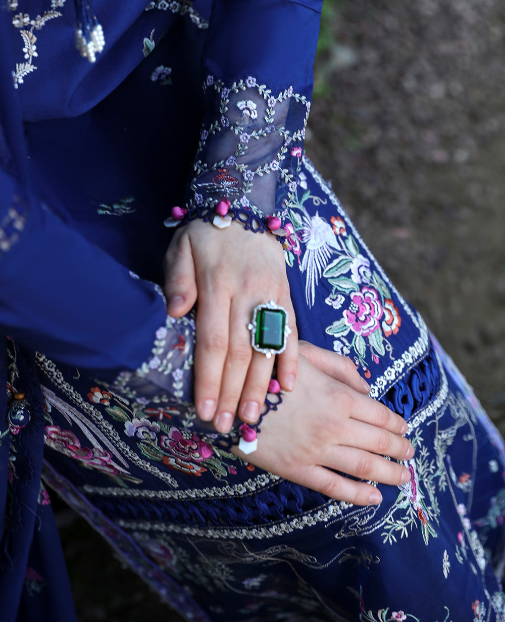 Republic Womenswear | Aylin Summer Lawn 24 | Camellia (D3-A) - Designer Dress with Intricate embroidery and embellishments. Shop elegent wedding dress at Maria Faisal.