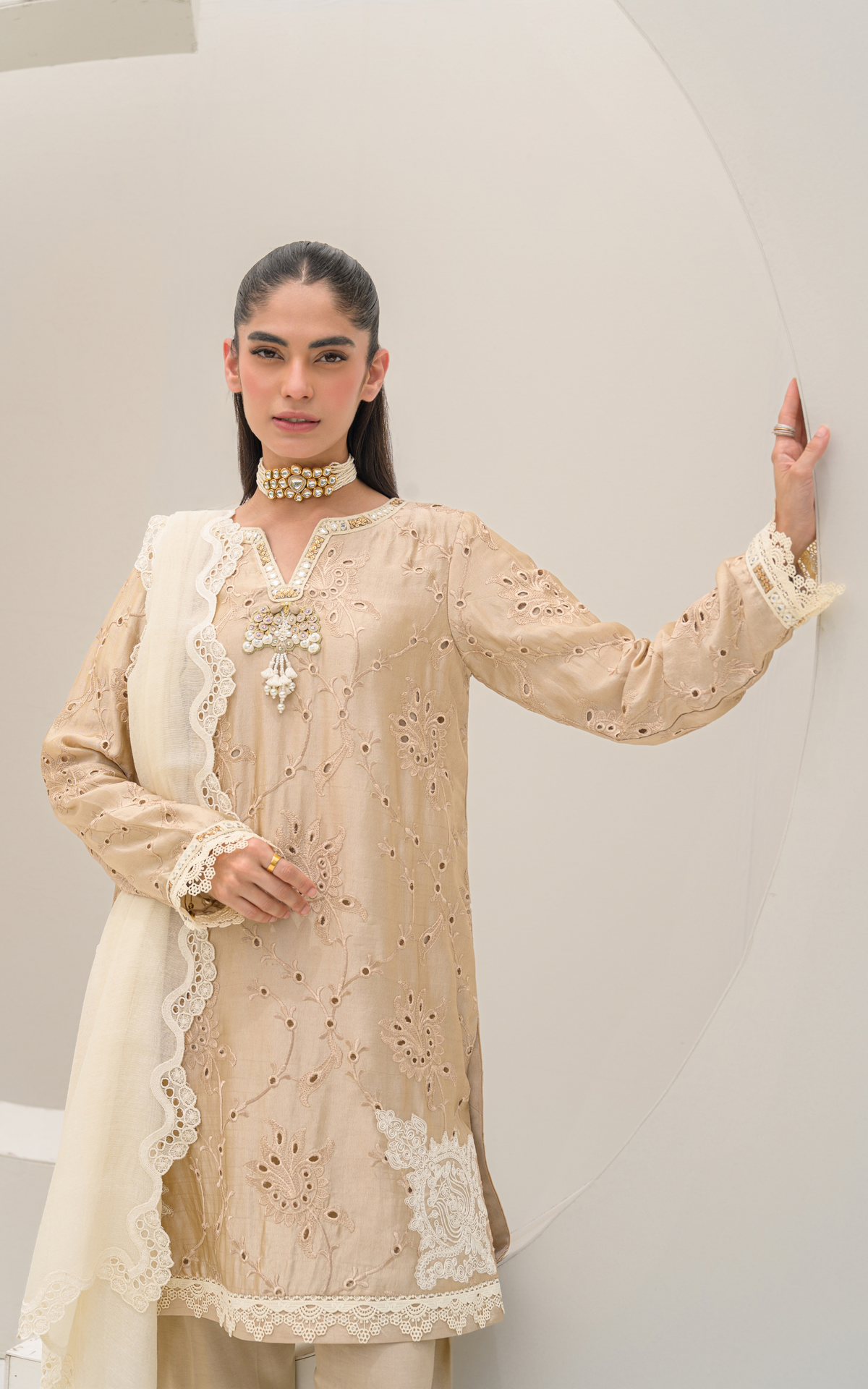 Sana Abbas | Ara Eid Luxe | Eira - Luxury Dress - available at Maria Faisal in UK and USA.