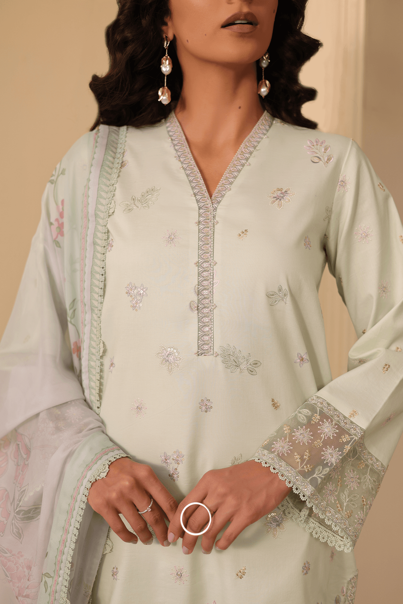 Seran | Nayab Eid Lawn | ABEER by Maria Faisal - Registered Vendor of : Seran - type : Ladies Clothes - 100% original wedding dresses