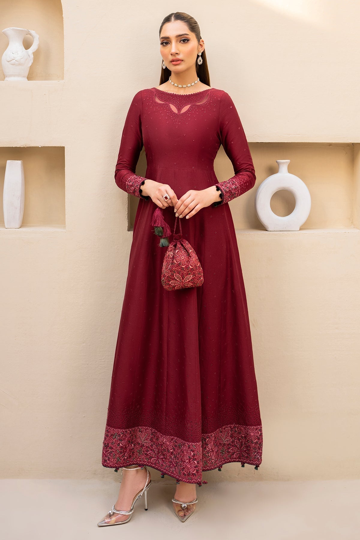 Jazmin | Irish Lawn SS 24 | D7 - Maria Faisal.