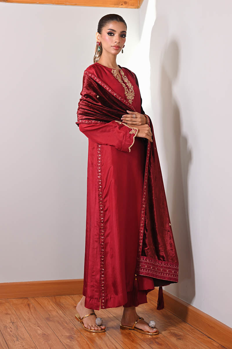 Hue Pret | Farasha Luxury Winter | Nurgul - Ladies Clothes - Maria Faisal