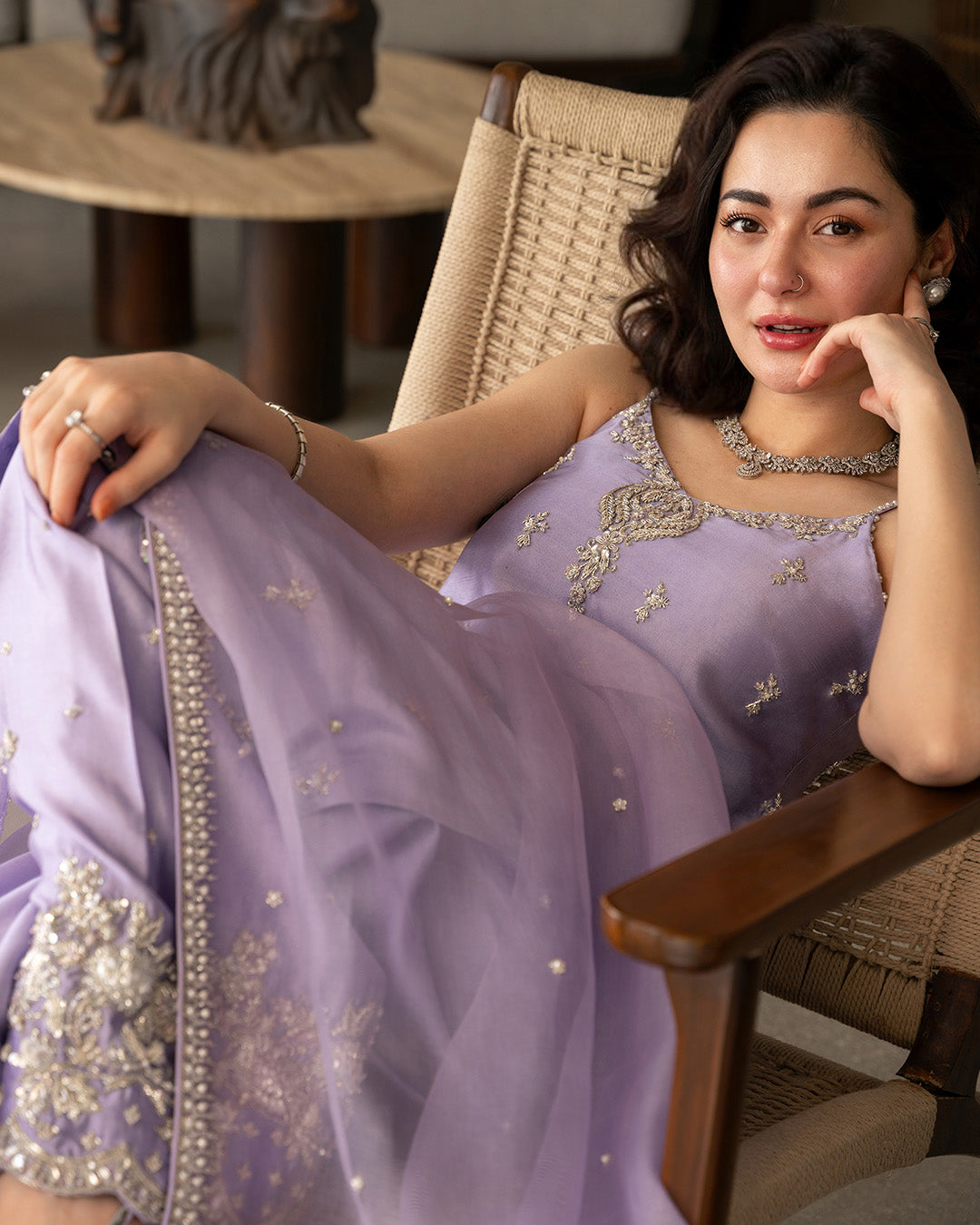 Faiza Saqlain | Reina Luxe | Renee - Formal Dress - available at Maria Faisal in UK and USA.