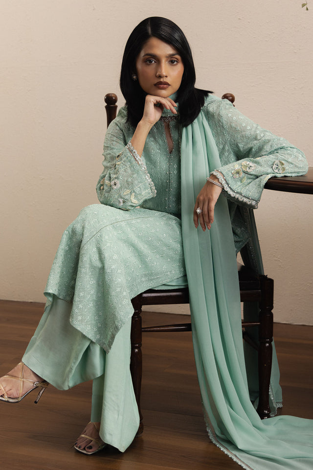 Zara Shahjahan | Festive 26 | Nazneen - Luxury Dress - available at Maria Faisal in UK and USA.