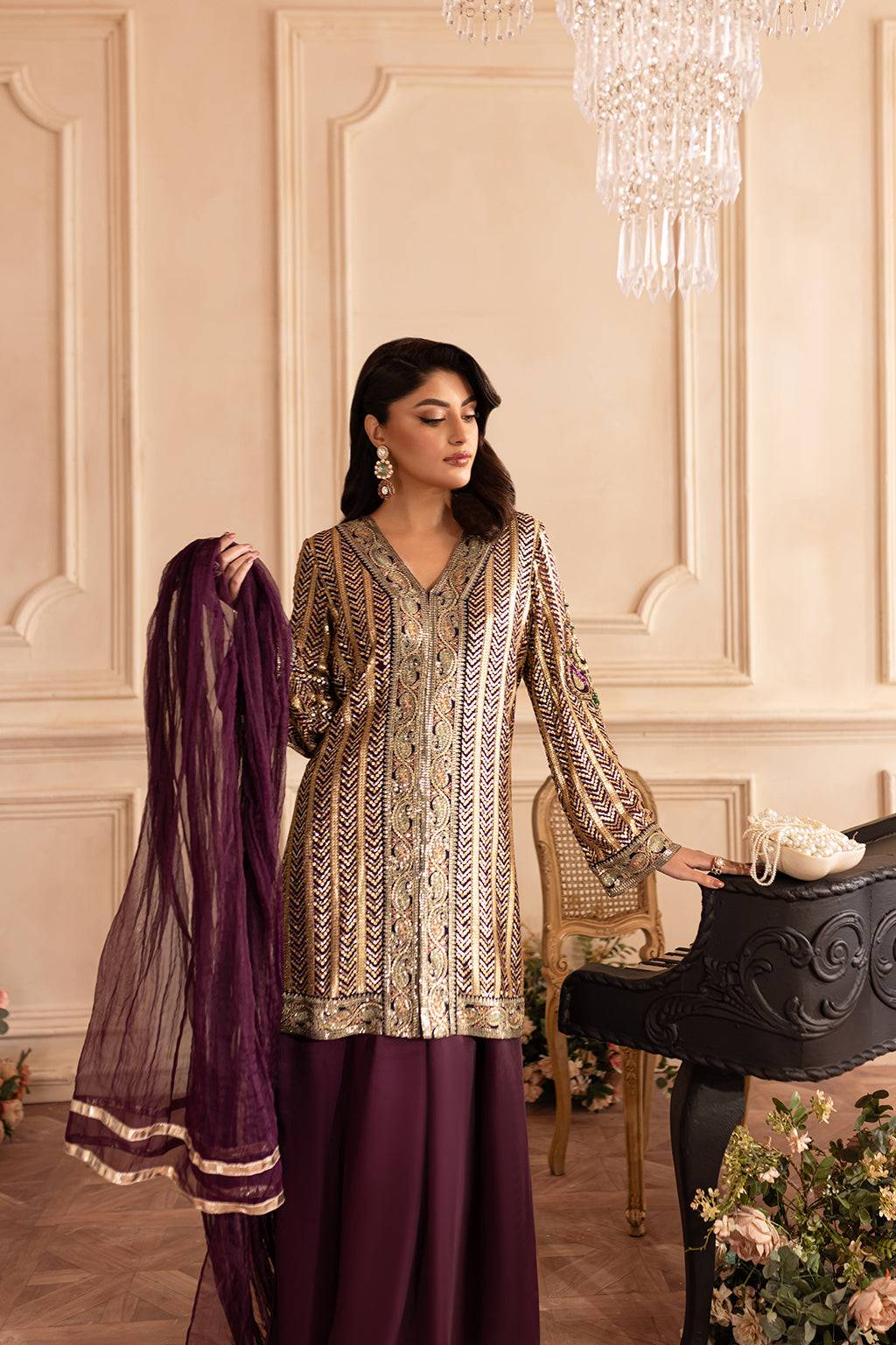 Vanya | Marlene Formals | ML-05 by Maria Faisal - Registered Vendor of : Vanya - type : Ladies Clothes - 100% original wedding dresses
