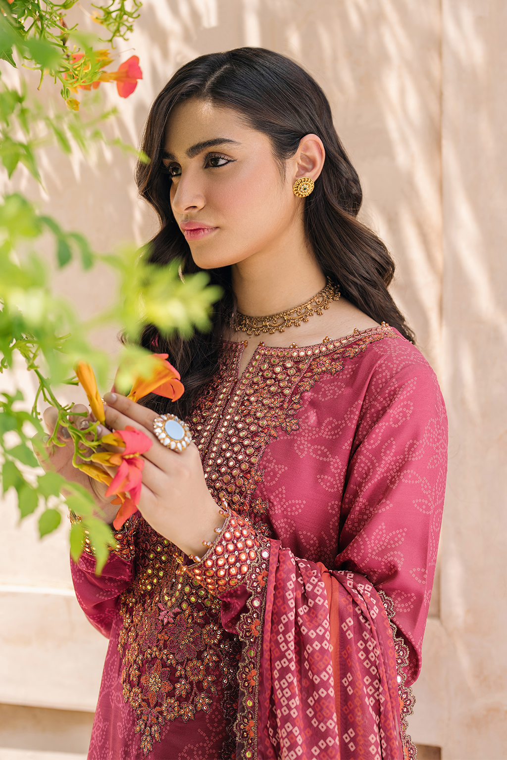 Iznik | Bandhani Formals | UE-336 - Ladies Clothes