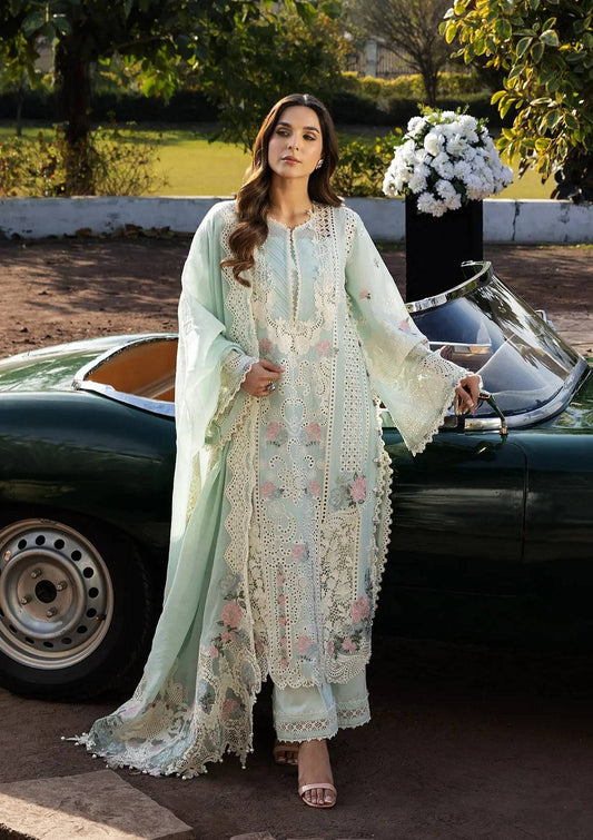 Kahf Premium | Luxury Lawn 25 | KLR-2B Garnet by Maria Faisal - Registered Vendor of : Kahf Premium - type : Ladies Clothes - 100% original wedding dresses