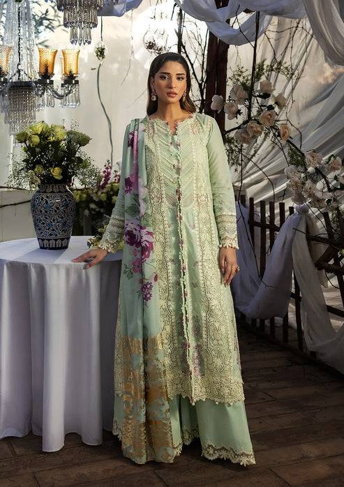 Kahf Premium | Luxury Lawn 25 | KLR-05 Nora by Maria Faisal - Registered Vendor of : Kahf Premium - type : Ladies Clothes - 100% original wedding dresses