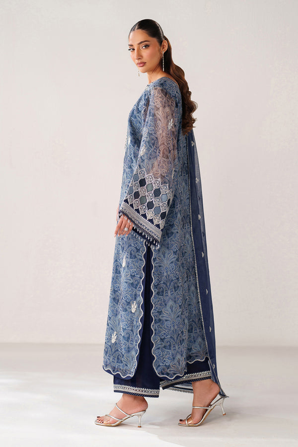 Baroque | Formals Collection | EMBROIDERED CHIFFON UF-4387 - Formal Dress - available at Maria Faisal in UK and USA.