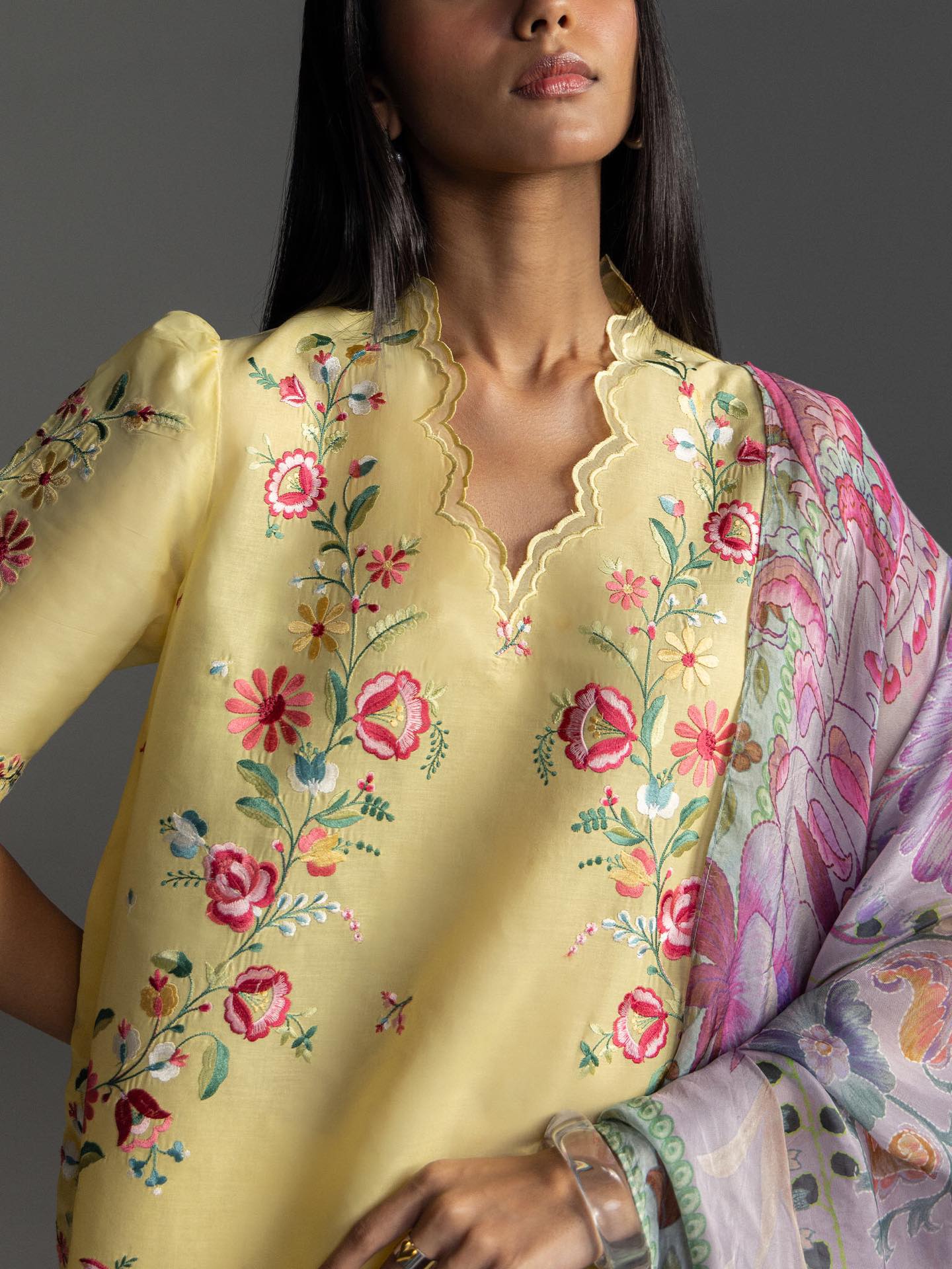 Zara Shahjahan | Coco Lawn 26 | Seren-5B - Luxury Dress - available at Maria Faisal in UK and USA.