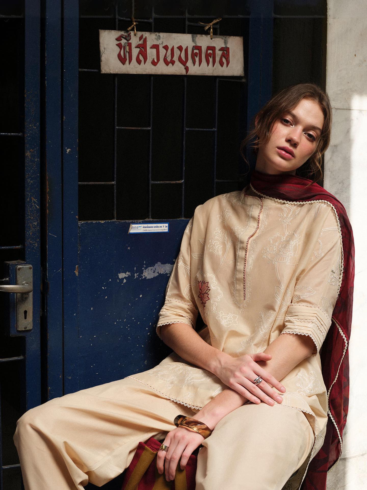 Zara Shahjahan | Coco Lawn 26 | Isla-4A - Luxury Dress - available at Maria Faisal in UK and USA.