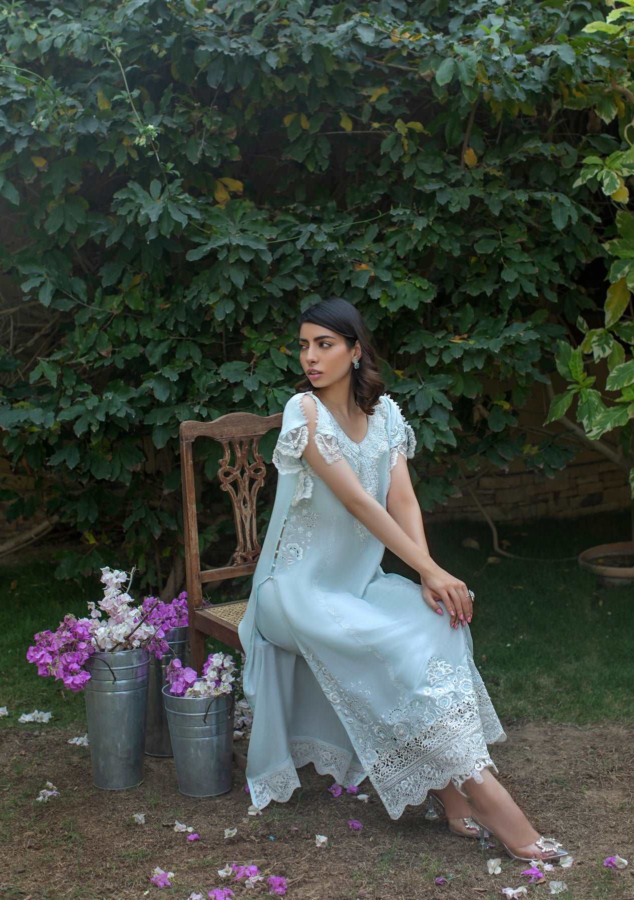 Layla Chatoor | Pret A Porter | LC-10 - Luxury Dress - available at Maria Faisal in UK and USA.