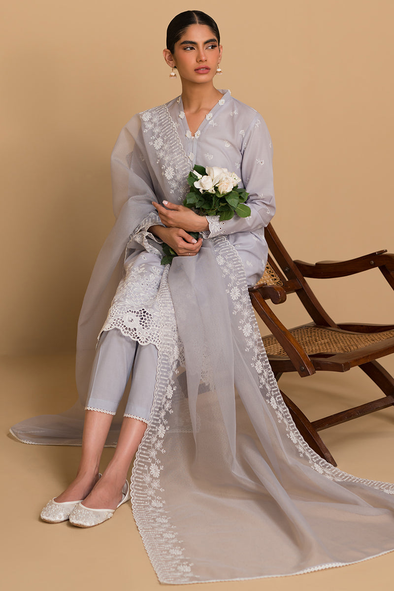 Cross Stitch | Chikankari Lawn Collection | P-05 - Maria Faisal