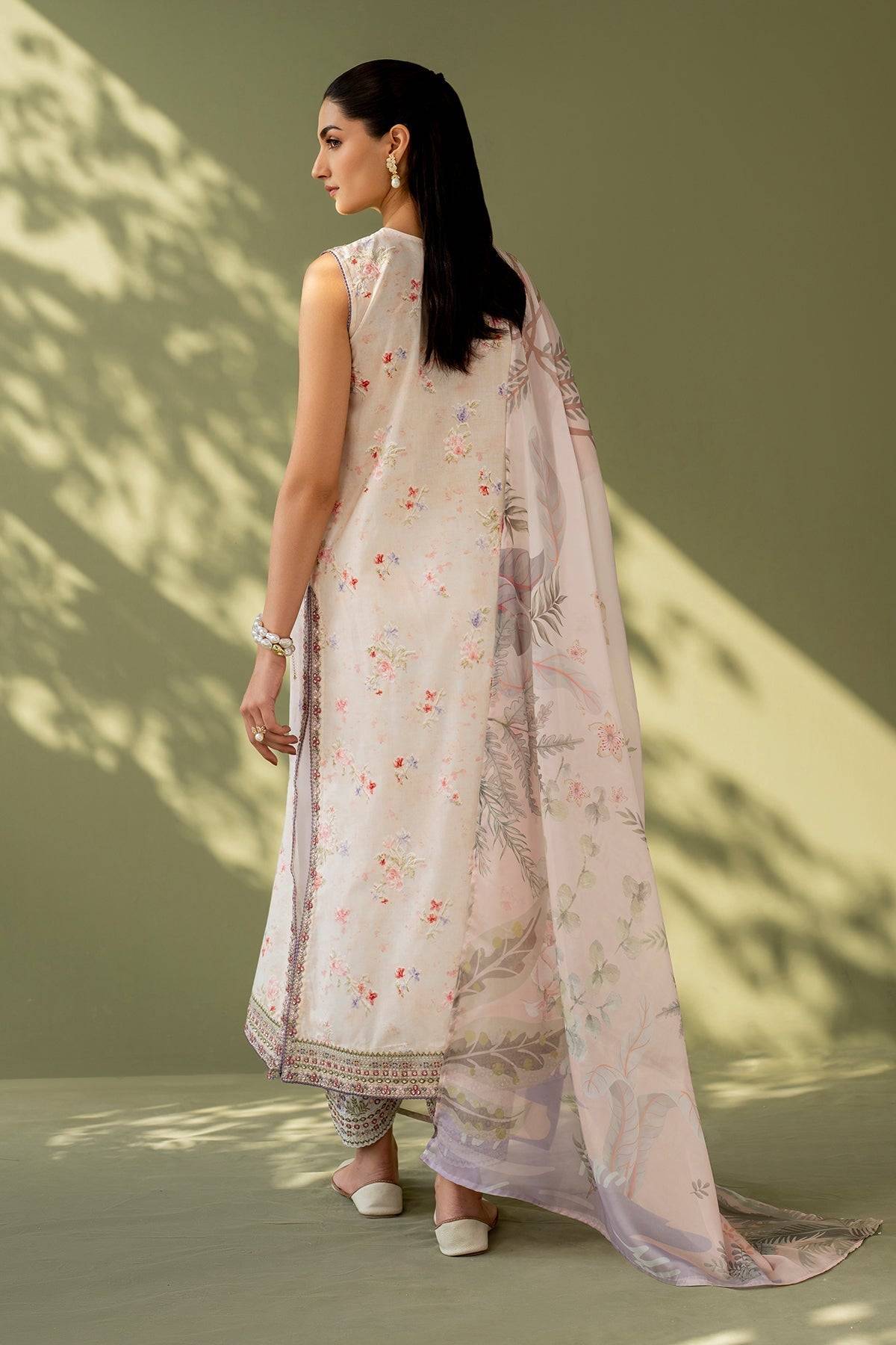 Baroque | Eid Printique | EMBROIDERED PRINTED LAWN UF-4169 by Maria Faisal - Registered Vendor of : Baroque - type : Ladies Clothes - 100% original wedding dresses