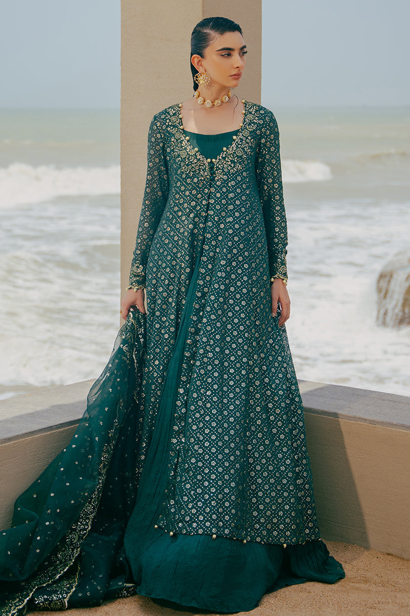 Cross Stitch | Wedding Collection 24 | GREEN SPRING - Ladies Clothes - Maria Faisal