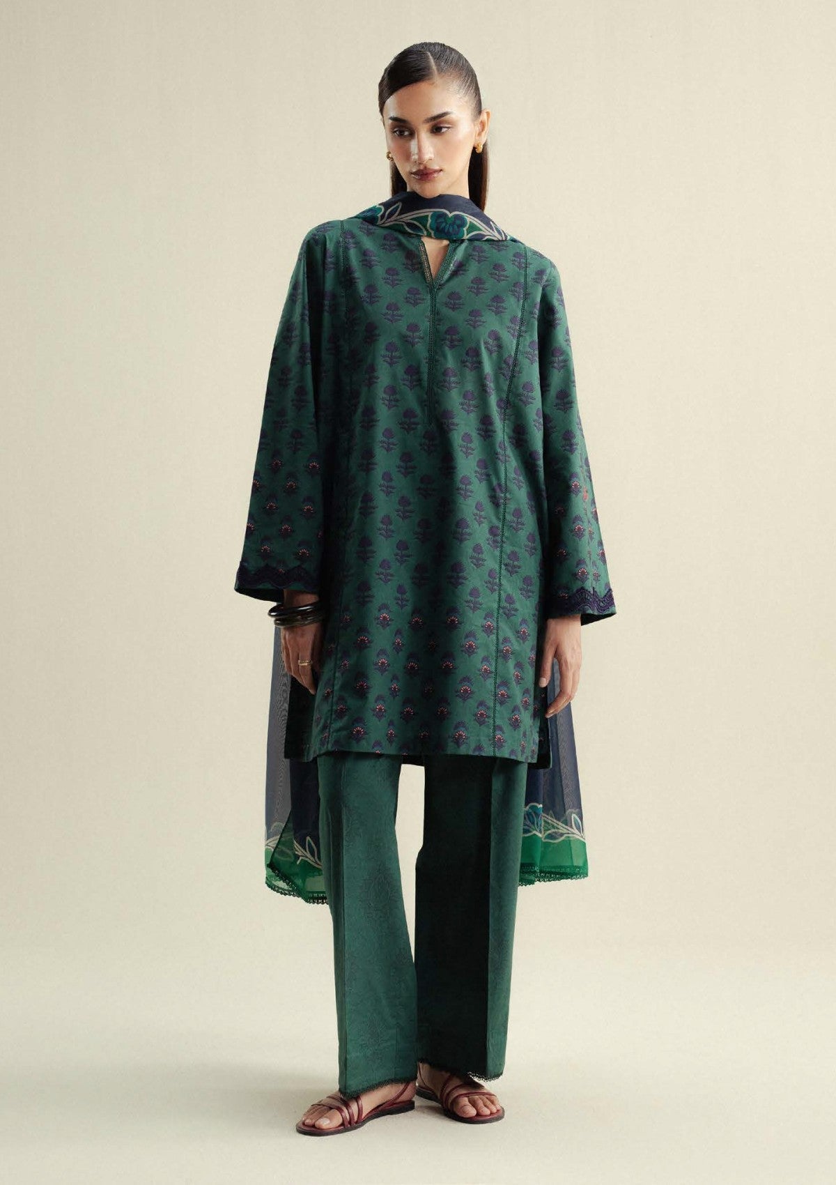 Zara Shahjahan | Coco Prints 25 | Willow-10A - Ladies Clothes - Maria Faisal