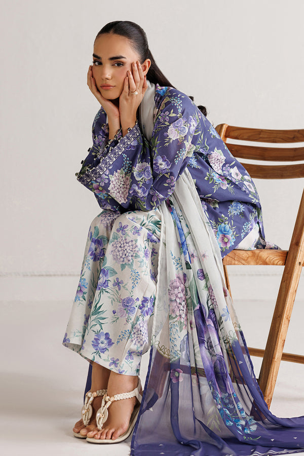 Baroque | Luxury Summer Pret | UF-4496 - Luxury Dress - available at Maria Faisal in UK and USA.