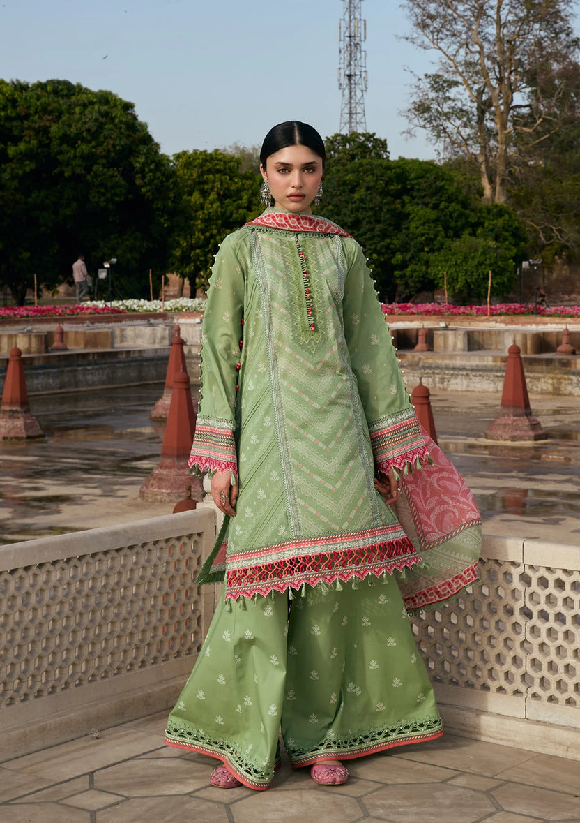 Kahf Premium | Prints Collection 26 | KPS-6B GUL-BAHAR - Luxury Dress - available at Maria Faisal in UK and USA.
