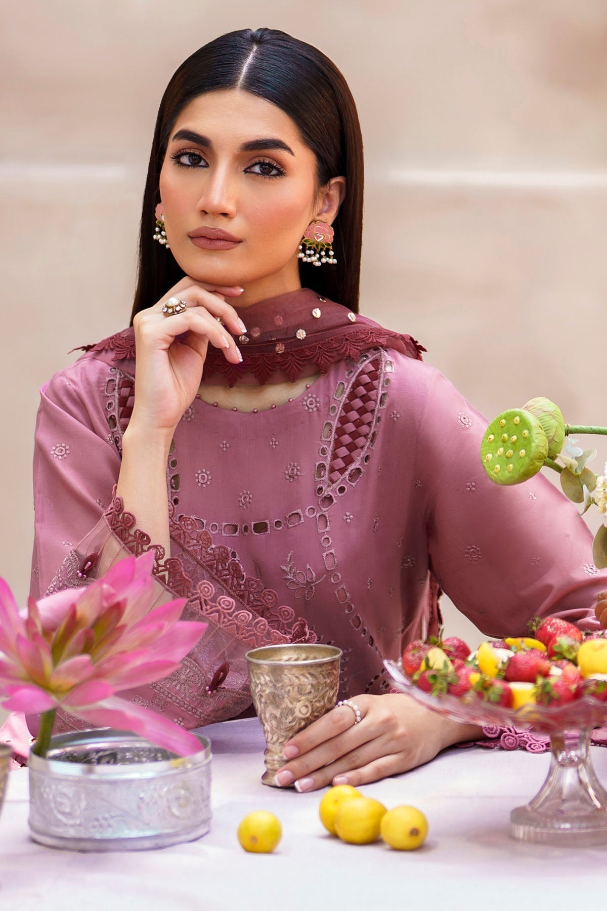 Nureh | Bazaar Lawn | NS - 136 - Ladies Clothes - Maria Faisal