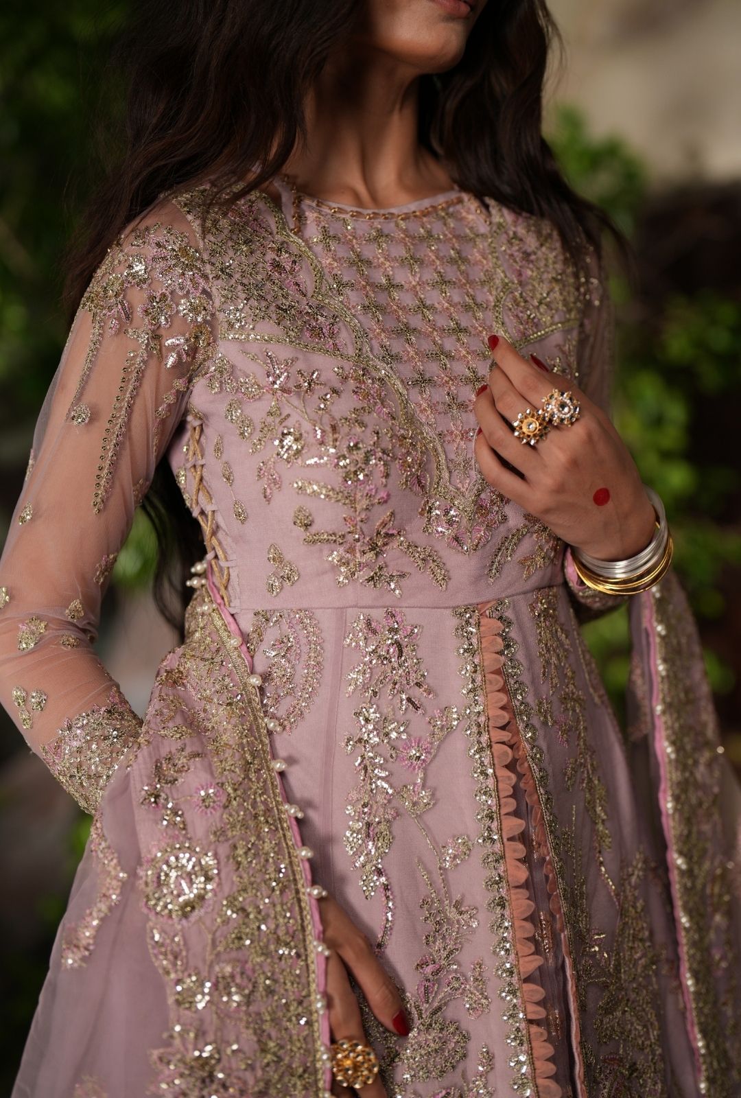 Ajr Couture | Dastan e Ishq | Dhanak - Formal Dress - available at Maria Faisal in UK and USA.