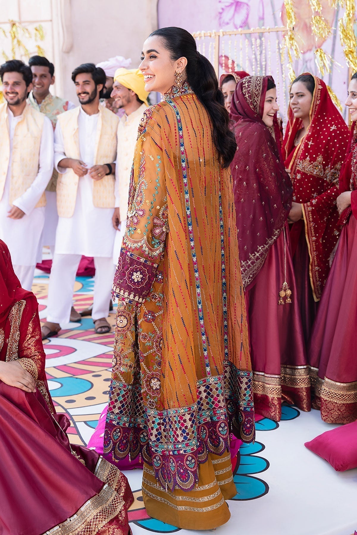 Nureh | Jhoomro Wedding Formals | Gulshan Shirt - Wedding Dress - Maria Faisal