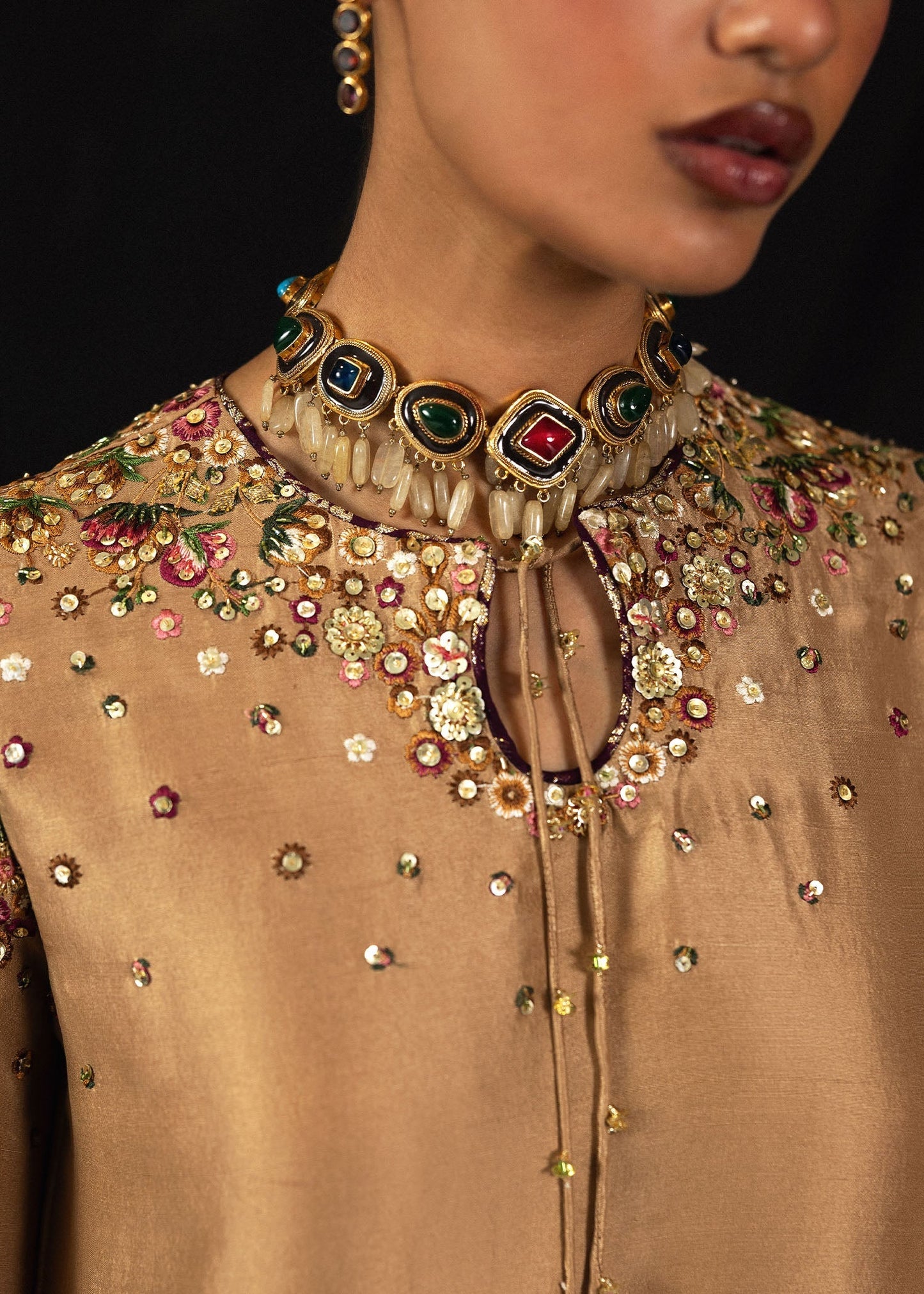 Hussain Rehar | Luxury Pret 26 | Aurelia - Luxury Dress - available at Maria Faisal in UK and USA.