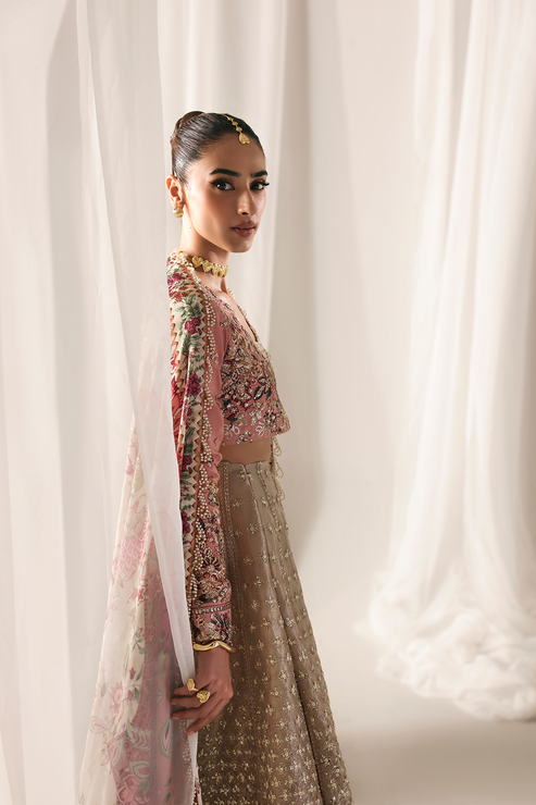 Emaan Adeel | Serein Luxe Silk | SOFT GLIMMER - Formal Dress - available at Maria Faisal in UK and USA.
