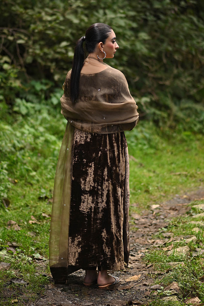 Hue Pret | Farasha Luxury Winter | Baran - Ladies Clothes - Maria Faisal