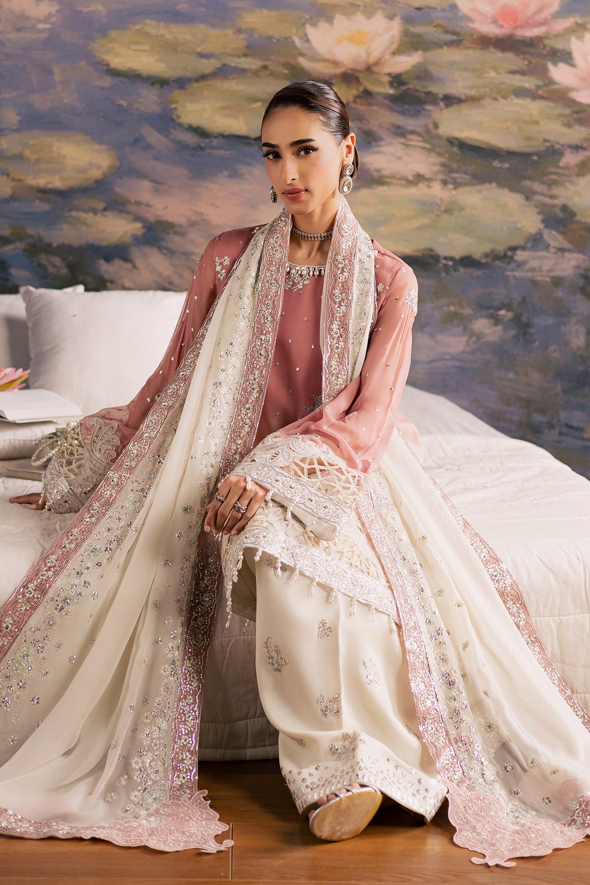 Nureh | Fancy Formal 26 | NP-782 - Formal Dress - available at Maria Faisal in UK and USA.