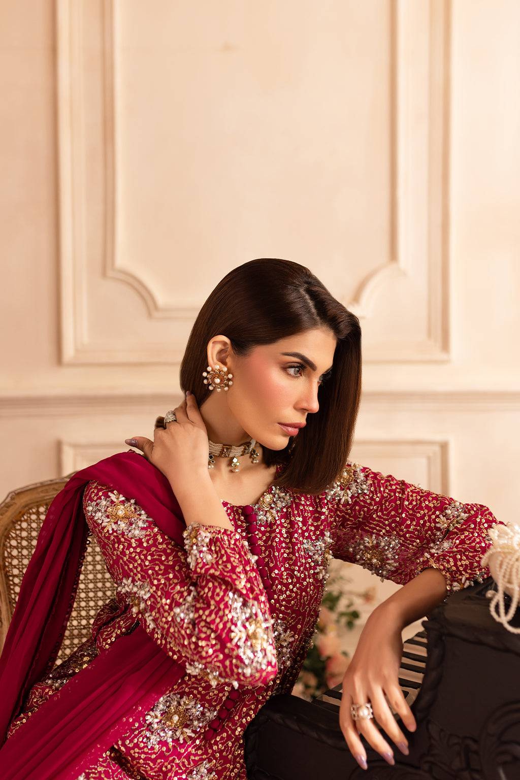 Vanya | Marlene Formals | ML-01 by Maria Faisal - Registered Vendor of : Vanya - type : Ladies Clothes - 100% original wedding dresses