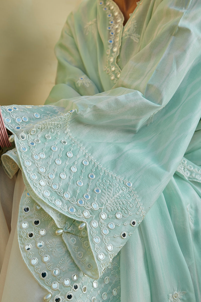 Cross Stitch | Premium Lawn 24 | WHISPER MINT - Ladies Clothes - Maria Faisal