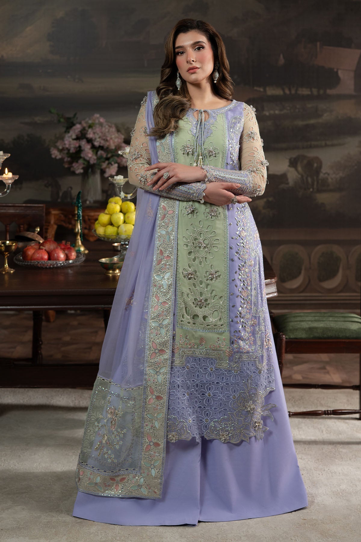 Nureh | Elanora Formals 25 | NEL-70 by Maria Faisal - Registered Vendor of : Nureh - type : Ladies Clothes - 100% original wedding dresses