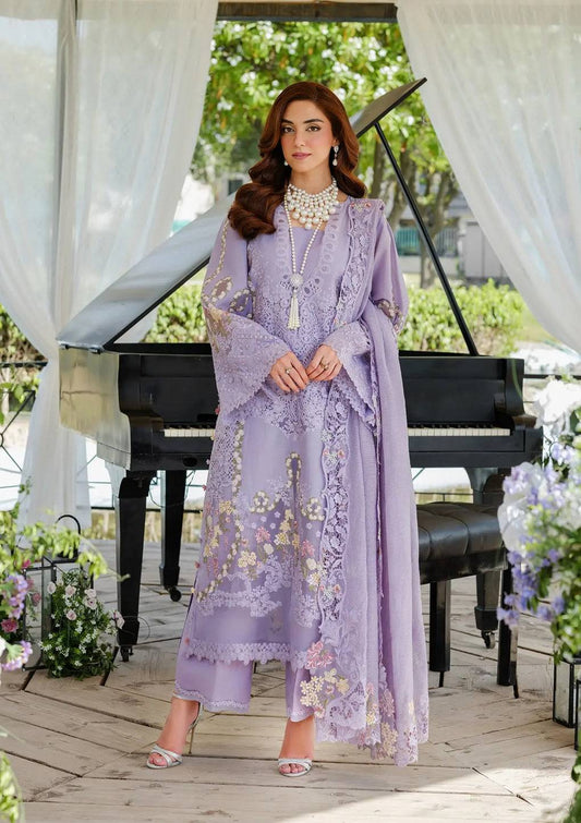 Elaf Premium | Luxury Lawn 25 | ELH-3A PARIS HUES by Maria Faisal - Registered Vendor of : Elaf Premium - type : Ladies Clothes - 100% original wedding dresses