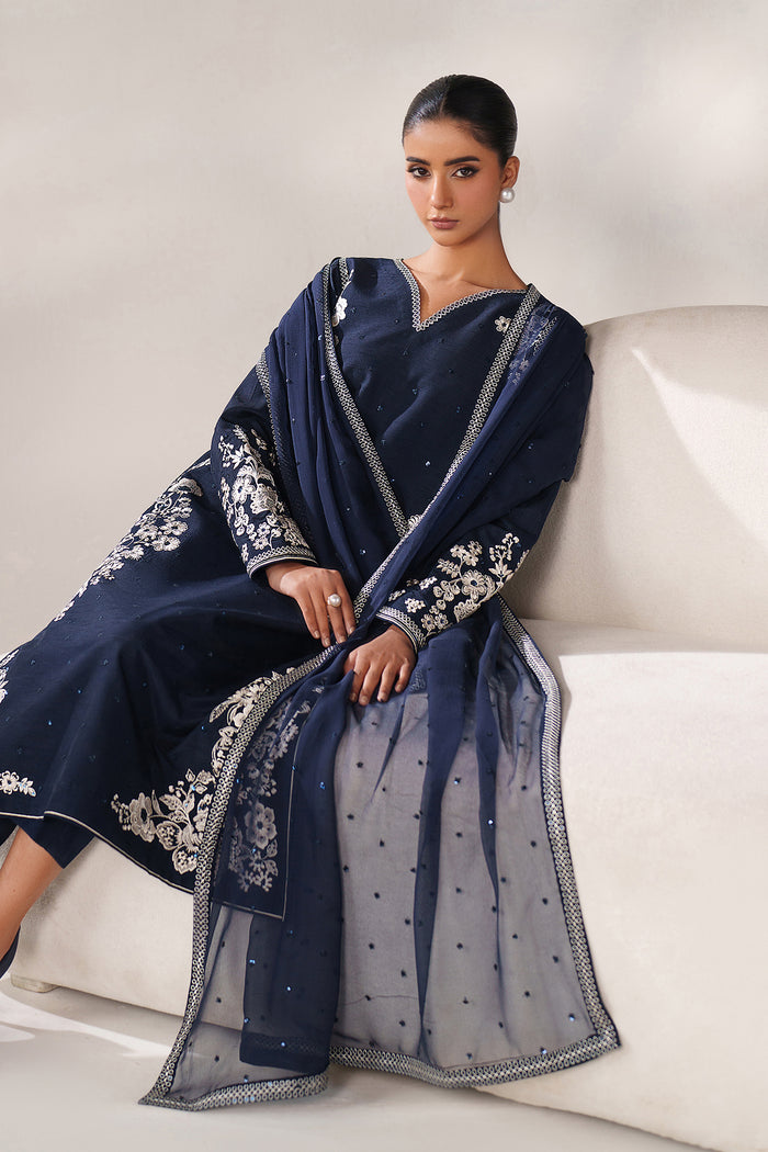 Baroque | Luxury Pret 26 | PR-1249 - Luxury Dress - available at Maria Faisal in UK and USA.