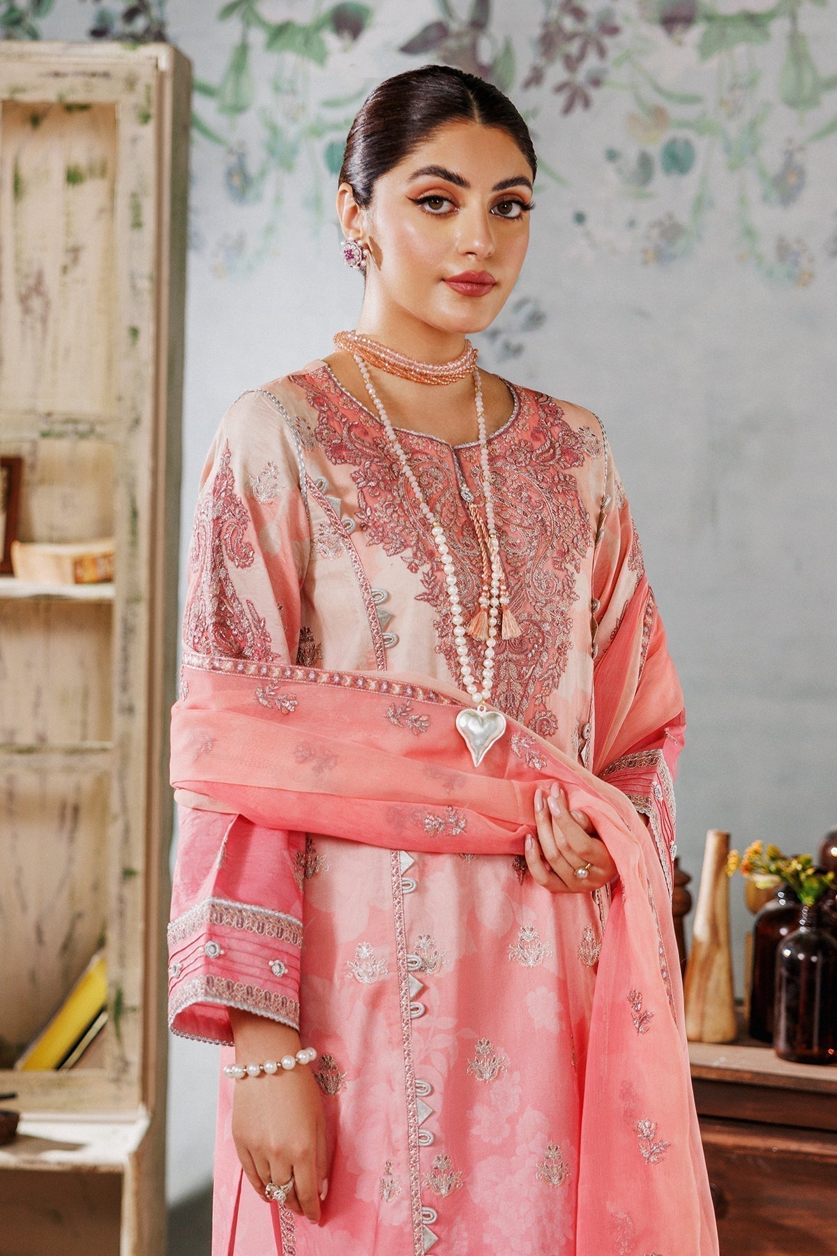 Alizeh | Maahi Vol 2 | AF-EPL-7011-MALA - Designer Dress with Intricate embroidery and embellishments. Shop elegent wedding dress at Maria Faisal.