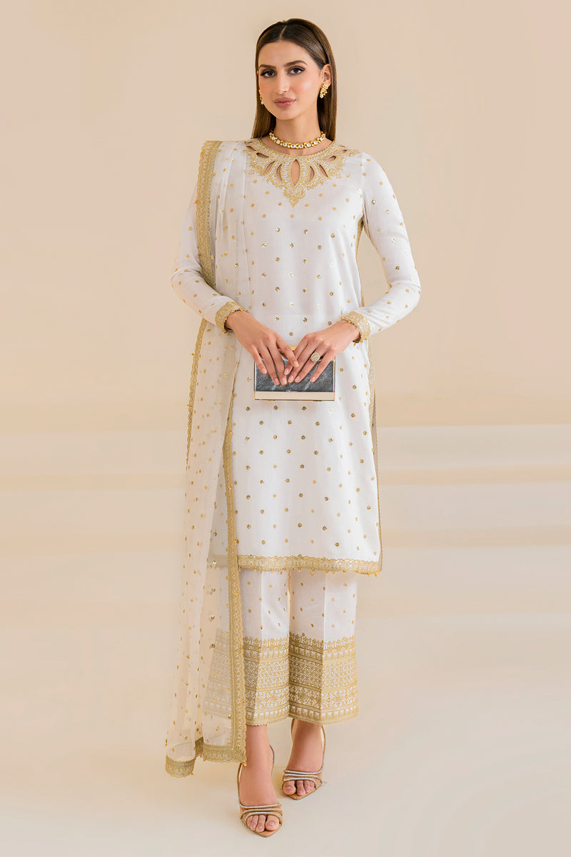 Jazmin | Formals Collection | Raw Silk UR-7020 - Ladies Clothes - Maria Faisal