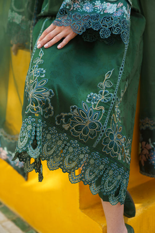 Baroque | Luxury Pret 24 | JACQUARD LAWN UF-572 - Designer Dress with Intricate embroidery and embellishments. Shop elegent wedding dress at Maria Faisal.