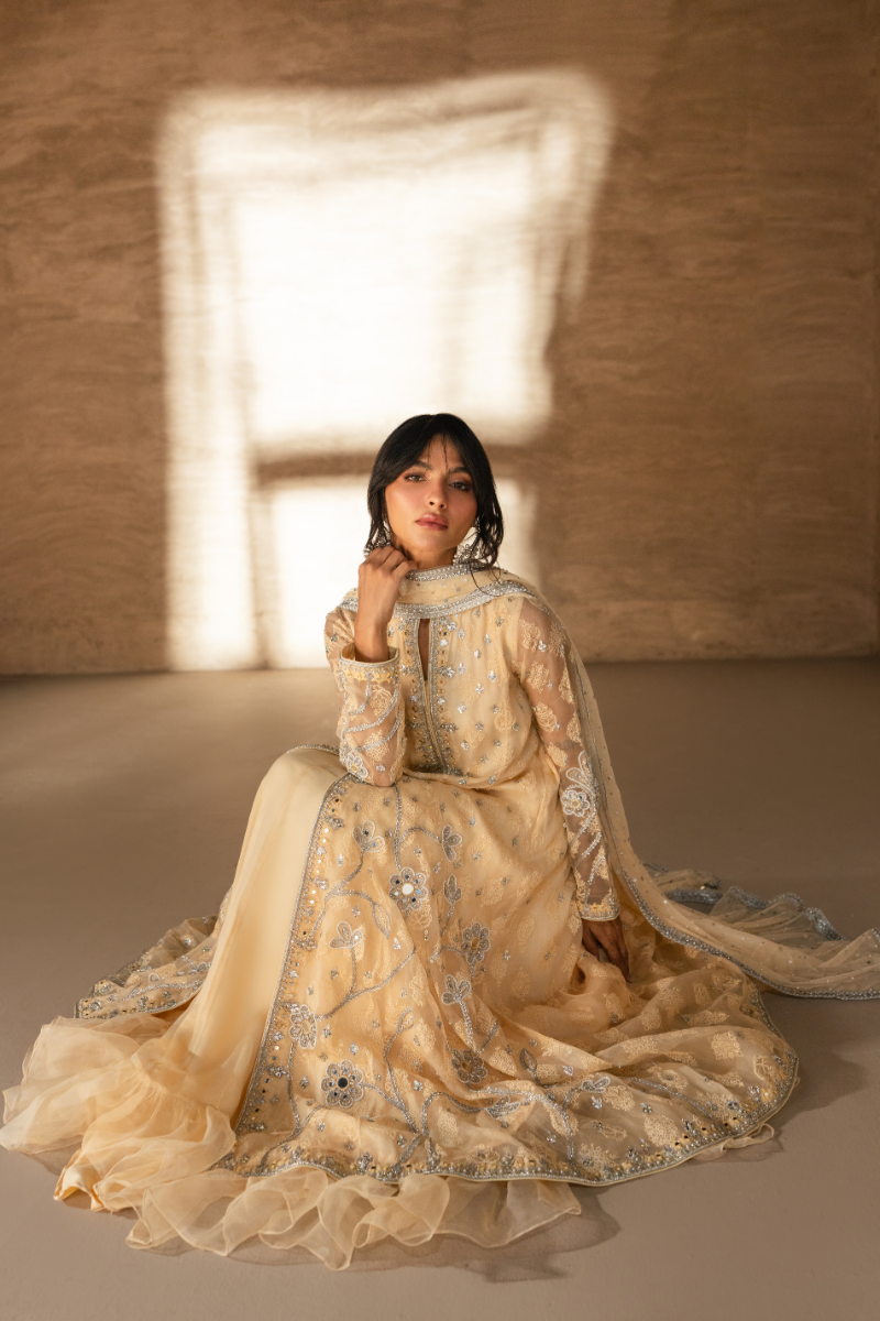 Sana Abbas | Zalea Formals | ZURI - Formal Dress - available at Maria Faisal in UK and USA.
