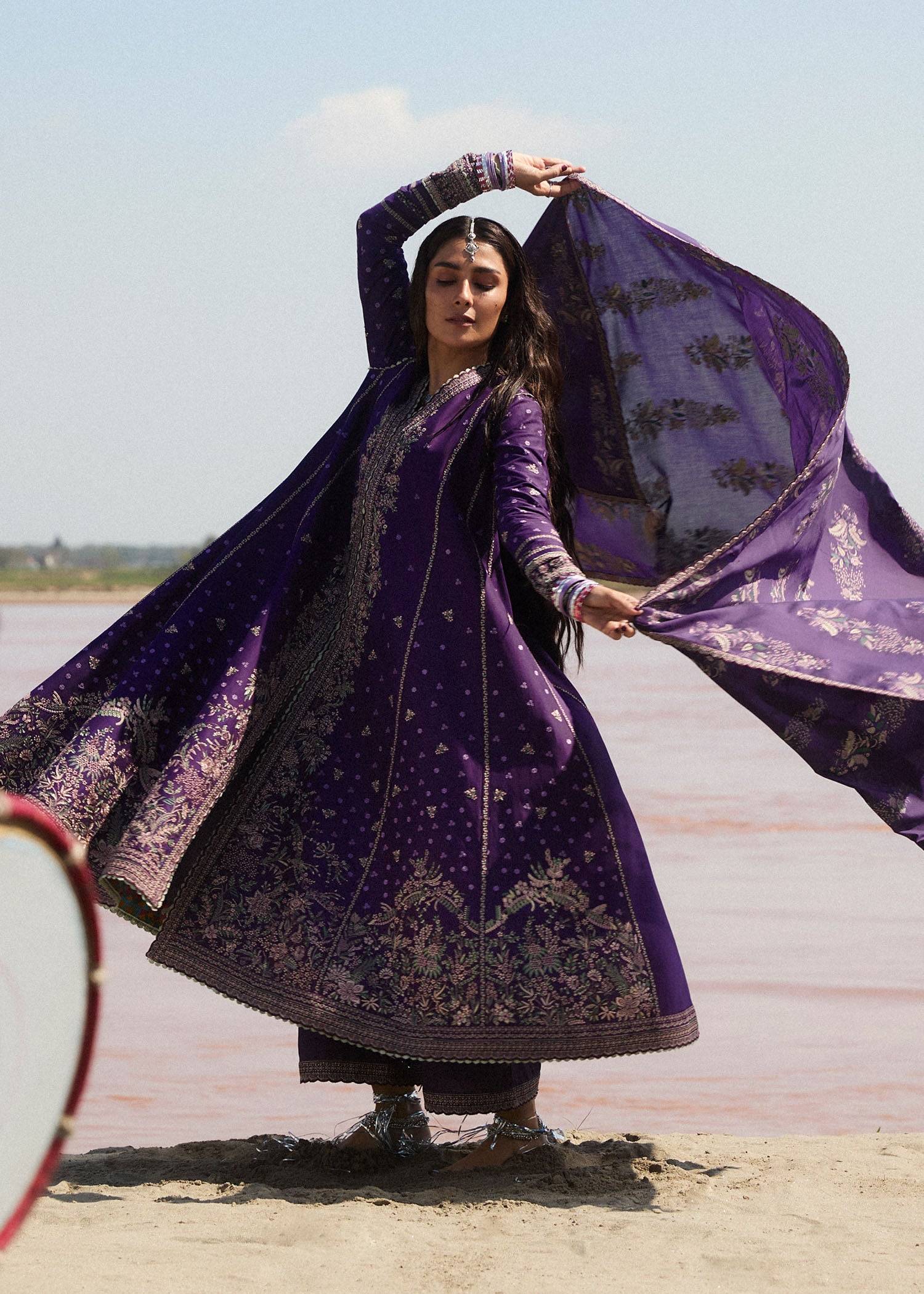 Hussain Rehar | Surkh Eid Pret’25 | Gulistaan by Maria Faisal - Registered Vendor of : Hussain Rehar - type : Ladies Clothes - 100% original wedding dresses