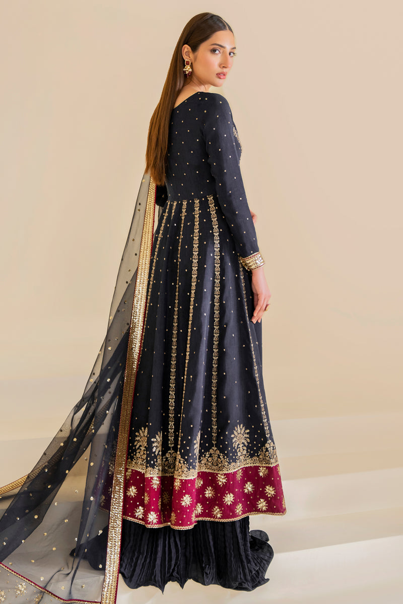 Jazmin | Formals Collection | Raw Silk UR-7019 - Ladies Clothes - Maria Faisal
