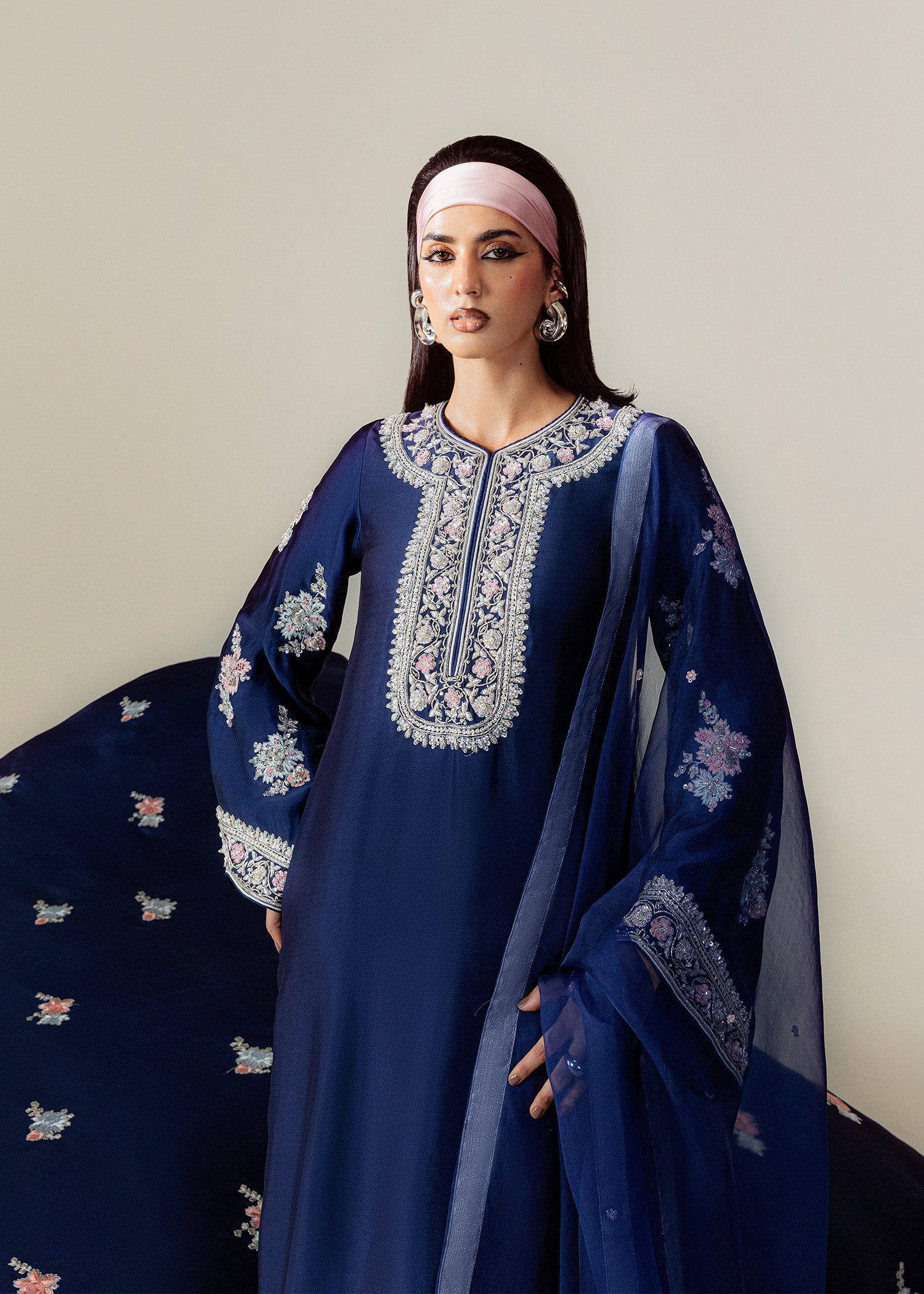 Mahum Asad | The Sirens | Twilight - Formal Dress - available at Maria Faisal in UK and USA.