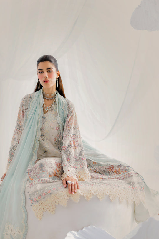 Qalamkar | Luxe Silk 25 | LK-06 NELE - Ladies Clothes - Maria Faisal