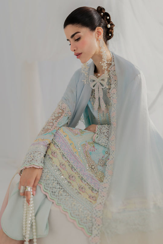 Qalamkar | Luxe Silk 25 | LK-01 KEEVA - Ladies Clothes - Maria Faisal