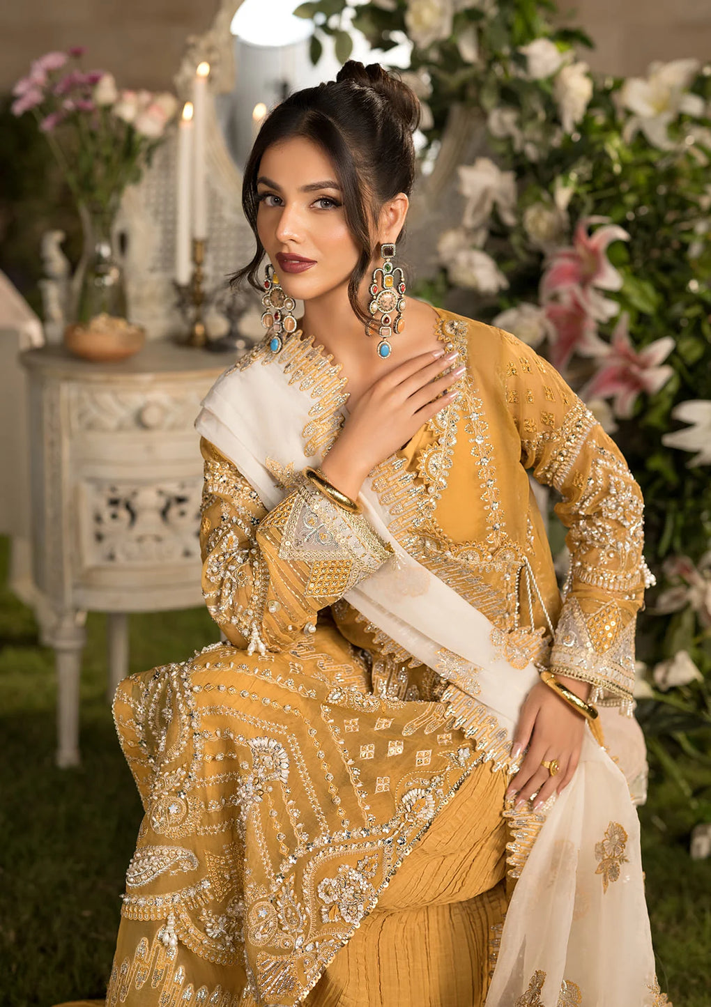 Elaf Premium | Formal Handwork Collection | EFH-07 SAHAR - Ladies Clothes - Maria Faisal