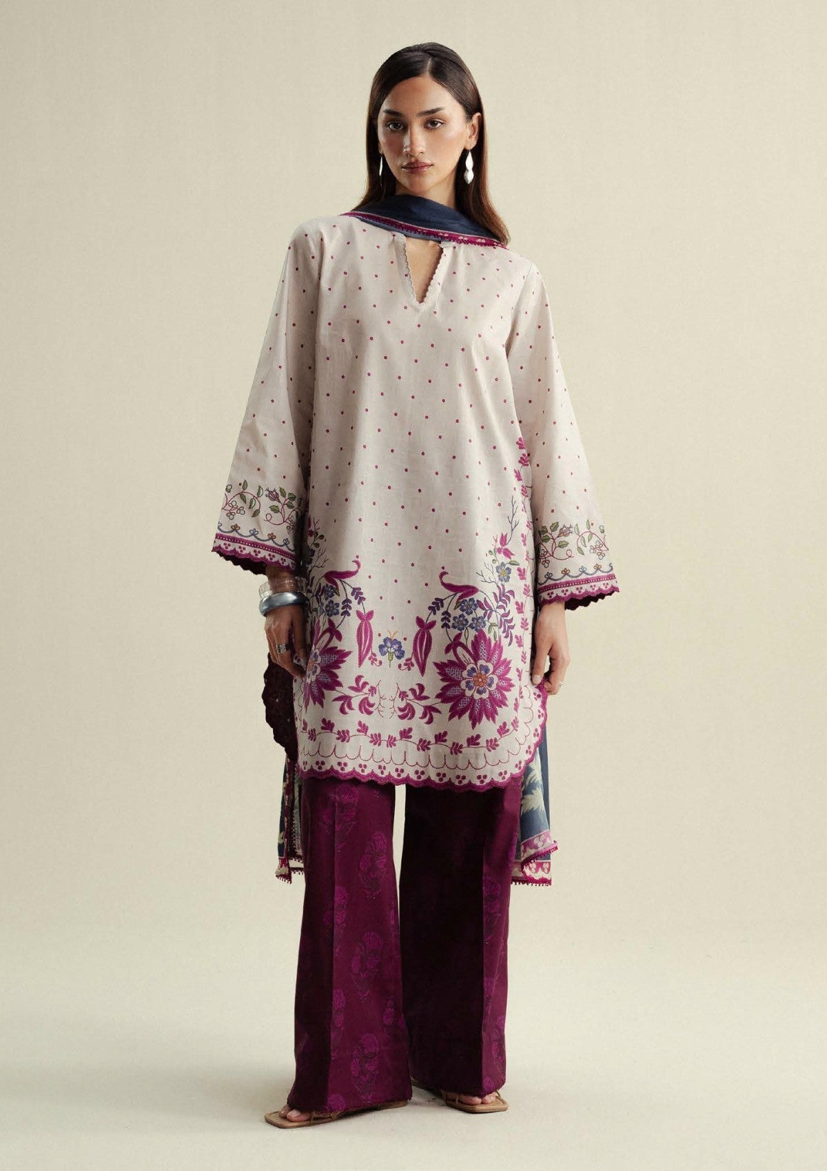 Zara Shahjahan | Coco Prints 25 | Muse-2A - Ladies Clothes - Maria Faisal