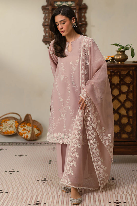 Cross Stitch | Chikankari Lawn 25 | MAUVE GLAM - Ladies Clothes