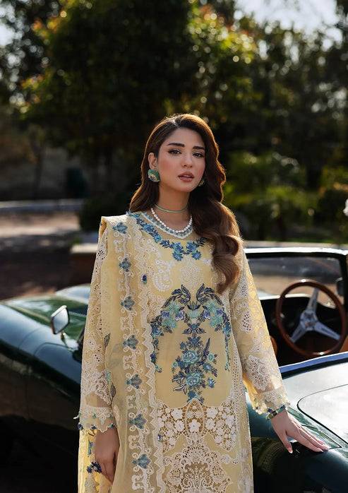 Kahf Premium | Luxury Lawn 25 | KLR-03 Sasha by Maria Faisal - Registered Vendor of : Kahf Premium - type : Ladies Clothes - 100% original wedding dresses