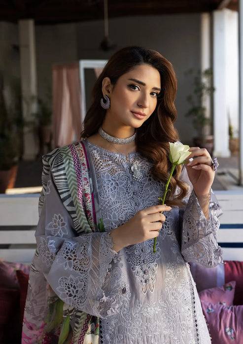 Kahf Premium | Luxury Lawn 25 | KLR-04 Lilia by Maria Faisal - Registered Vendor of : Kahf Premium - type : Ladies Clothes - 100% original wedding dresses